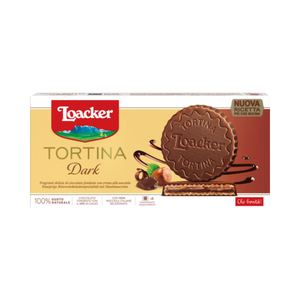 Loacker Tortina Dark, 6 Stück, 126g